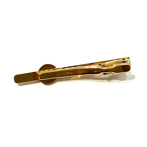 Lanvin Gold Tone Lapis Effect Tie Clip - Picture 4 of 7